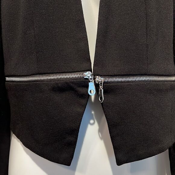 Philosophy Black Open Face Blazer Size XS - Picture 5 of 15